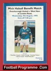 Mick Halsall Testimonial Benefit Match Peterborough United 1995