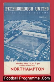 Peterborough United v Northampton Town 1961 – Senior Cup Final