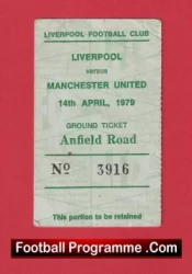 Liverpool v Manchester United 1979 – Football Ticket Kop End