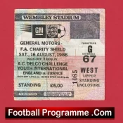 Liverpool v Everton 1986 – Charity Shield Match Ticket
