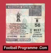 Everton v Liverpool 1986 – FA Cup Final Ticket