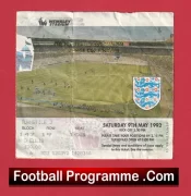 Liverpool v Sunderland 1992 – FA Cup Final Ticket