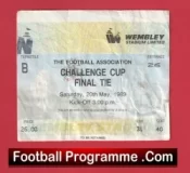 Liverpool v Everton 1989 – FA Cup Final Ticket