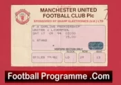 Manchester United v Liverpool 1994 – Match Ticket