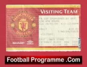 Manchester United v Liverpool 1999 – Match Ticket FA Cup Treble Season