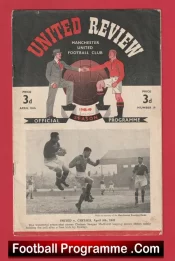 Manchester United v Bolton Wanderers 1949 – Man Utd Programmes 1940s