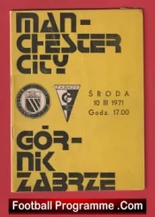 Gornik Zabrze v Manchester City 1971 – European Cup Winners Cup Final