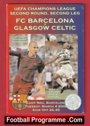 Barcelona v Glasgow Celtic 2008 – Nou Camp Barca
