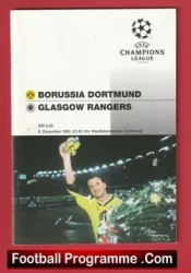 Borussia Dortmund v Glasgow Rangers 1995 – Germany