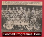 Leicester City Football Club Multi Autographed Signed Team Picture 1958 – 1959