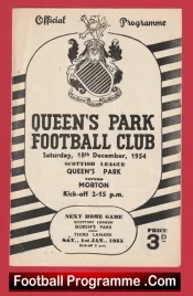 Queens Park v Greenock Morton 1954 – Scotland