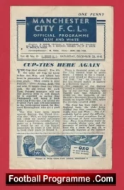 Manchester City v Burnley 1945 – Man City 1940’s