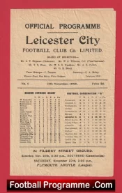 Leicester City v Nottingham Forest 1948 – 1940s Programmes