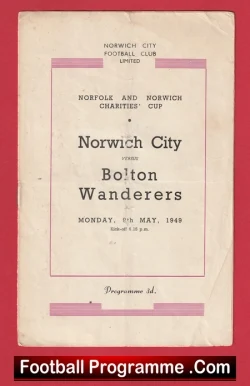  Leicester City v Nottingham Forest 1948 - 1940s Programmes Football Programme .COM Football Programmes Memorabilia