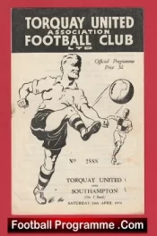 Torquay United v Southampton 1954