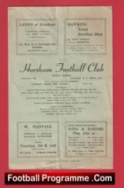 Horsham v Littlehampton 1949 – 1940s Football Programmes