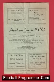 Horsham v Littlehampton 1949 – 1940s Football Programmes