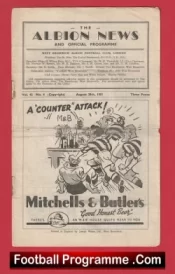 West Bromwich Albion v Stoke City 1951