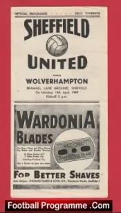 Sheffield United v Wolves 1949