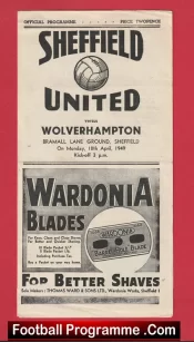 Sheffield United v Wolves 1949