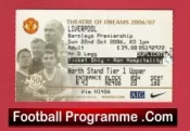 Manchester United v Liverpool 2006 – Football Ticket