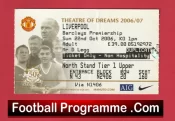 Manchester United v Liverpool 2006 – Football Ticket