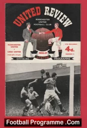 Manchester United v Leeds United 1956 – Man Utd