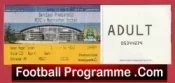 Manchester City v Manchester United 2007 – Football Ticket