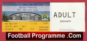 Manchester City v Manchester United 2007 – Football Ticket