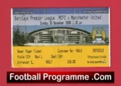 Manchester City v Manchester United 2008 – Match Ticket