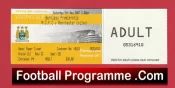 Manchester City v Manchester United 2007 – Football Ticket