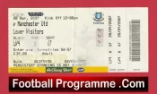 Everton v Manchester United 2007 – Match Ticket