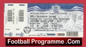 Queens Park Rangers v Manchester United 2011 – Football Ticket QPR