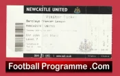 Newcastle United v Manchester United 2011 – Football Ticket
