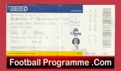 Everton v Manchester United 2010 – Football Ticket