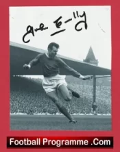 Manchester United John Connelly Autograph Signed Picture Man Utd