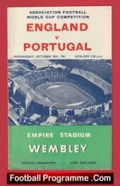 England v Portugal 1961 + Bobby Charlton