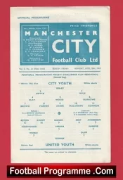 Manchester City v Manchester United 1964 – Youth Semi Final George Best