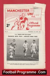 Manchester United v Newcastle United 1963 – George Best Debut Man Utd