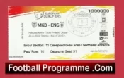 North Macedonia v England 2023 – Football Ticket Euro Skopje