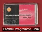 Manchester United Man Utd Season Ticket Book LMTB 1997 1998