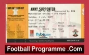 Southampton v Manchester United 2009 – Match Ticket