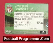 Liverpool v Manchester United 2008 – Football Ticket