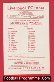 Liverpool v Walsall 1968 – FA Cup Replay
