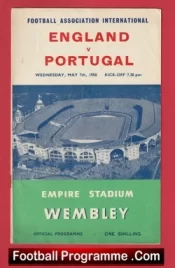 England v Portugal 1958 – Bobby Charlton First Full Cap