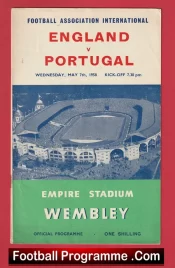 England v Portugal 1958 – Bobby Charlton First Full Cap