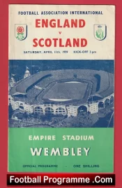 England v Scotland 1959 – Bobby Charlton