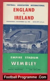 England v Ireland 1955 – Wembley London