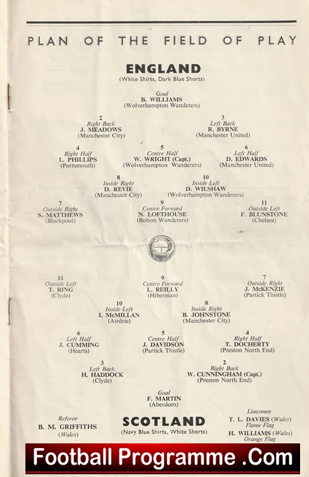 England v Scotland 1955 - Wembley London - Image 3
