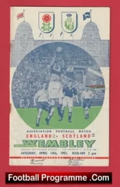 England v Scotland 1951 – Football Programme